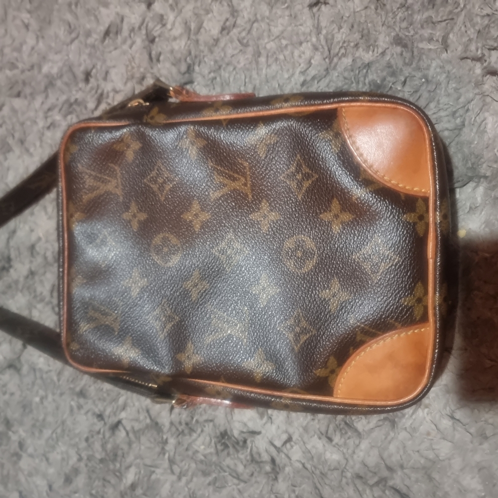 Louis Vuitton Danube Brown Monogram Crossbody Bag